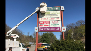 changing a business sign